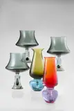 Vetreria Gino Cenedese, Two Rare Svasato su Palla Hong Kong Vases