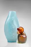 Ermanno Nason, Unique Opalino con Decorazione a Rilievo Vase