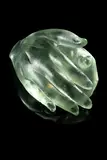 Alfredo Barbini, Unique Mano, for Vetreria Gino Cenedese, clear corroso glass with pale green tint