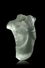 Alfredo Barbini, Unique Busto Maschile, for Vetreria Gino Cenedese, corroso glass