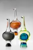 Rare Gallina Rissosa Ciarliera by Antonio da Ros, for Vetreria Gino Cenedese, amber sommerso glass, sold Dec 2018