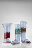 Antonio da Ros, Rare Svasato Aperto con Murrine Vase