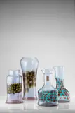 Antonio da Ros, Two Rare Prototype Murrine Vases