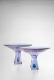 Antonio da Ros, Two Rare Tazzas