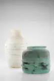 Antonio da Ros, Rare Scavo Piatto Baso con Greche Vase