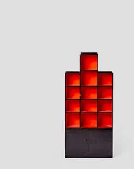 Skyscraper Bookcase by Paul Theodore Frankl, designed 1926, for Frankl Galleries, lacquered wood, offered Dec 2019