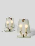 Pietro Chiesa, Rare Pair of Table Lamps