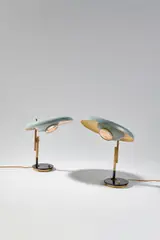 Oscar Torlasco, Pair of Adjustable Table Lamps
