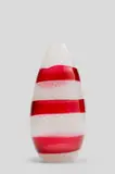 Merletto Vase by Archimede Seguso, for Vetreria Archimede Seguso, internally decorated incalmo glass, foil workshop label 'Archimede Seguso Murano Made in , sold Dec 2019