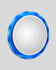 Wall Mirror by Max Ingrand, for Fontana Arte, mirror glass, with facet cut edges, offered Dec 2019