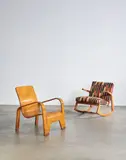 Ralph Rapson, Rocking Chair, Knoll & Associates, birch, upholstery