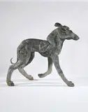 Sophie Ryder, Lady-Hare on Dog, patinated bronze