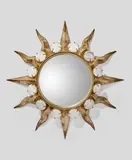 Zodiac Mirror by Mark Brazier-Jones, copper plated steel, glass, together with certificate of authenticity and catalogue fold out document, sold Dec 2019