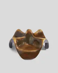 William Sawaya, Darwish-Sitzobjekt, cast patinated bronze