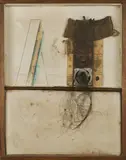 Karl Fred Dahmen, Objektkasten mit Pferdehaar / R III/172
