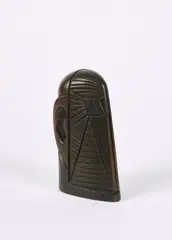 Rainer Kriester, Mainzer Kopf, 1984, Bronze, braun patiniert