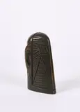 Rainer Kriester, Mainzer Kopf, 1984, Bronze, braun patiniert