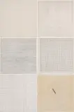 Günther Uecker, Uecker, 1970, Katalog mit 2 Radierungen, 1 Prägedruck und 2 Lithografien auf leichtem Karton
