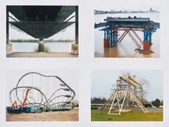 Boris Becker, Konstruktionen, 1993-95, Mappe mit 4 C-Prints auf Fujicolor