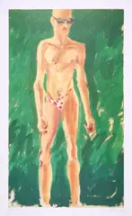 Salomé, Konvolut von 2 Druckgrafiken, a) Rote Punkte