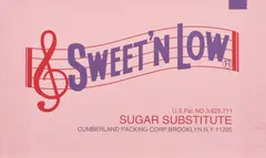 Sylvie Fleury, Sweet'n Low, 1994, Farbserigrafie auf Leinwand