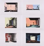 Thomas Huber, Serie von 6 Farblithografien