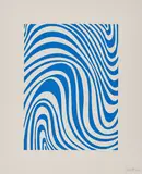 Sol LeWitt, Loopy Loops, 1995, Farbaquatinta auf grauem BFK Rives (Wasserzeichen)