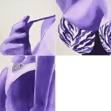 Agnès Thurnauer, "Bien faite, mal faite, pas faite", 2004, Jeweils: Aquarell auf Baumwolle