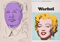 Andy Warhol, Konvolut von 2 Druckgrafiken, a) Mao