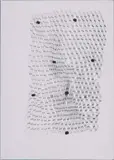 Nick Mauss, Not another word for it, 2012, Serigrafie auf Spiegel