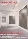 Ausstellungsplakat "Graue Bilder" Kunstverein Braunschweig by Gerhard Richter, 1975, Offset auf dünnem Velin, sold Jan 2023