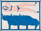 John Wesley, Dream of Unicorns (Aus: 11 Pop Artists, Volume III), 1965/66, Farbserigrafie auf Velin