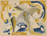 Marino Marini, Aus: Von Farbe zu Form, 1969, Farblithografie auf Velin
