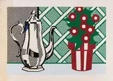 Roy Lichtenstein, Still Life with Pitcher and Flowers, 1974, Lithografie und Serigrafie auf Bütten