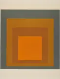 Editions Domberger RI-67 by Josef Albers, 1967, Farbserigrafie auf leichtem Karton, sold Feb 2023