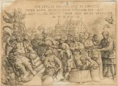 Verschiedene Künstler, Knvolut mit vier Graphiken nach unterschiedlichen Künstlern, u.a. nach Adriaen Ostade und Daniel Hopfner, Kupferstiche und Radierungen auf Papier