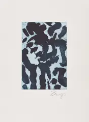 Herbert Zangs, Ohne Titel, Aquatinta auf Bütten