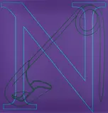 Michael Craig-Martin, N (Aus: Alphabet), 2007, Farbserigrafie auf Velin