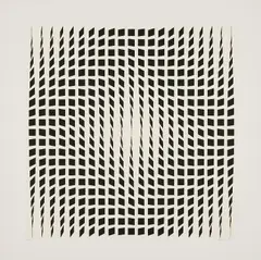 Hartmut Böhm, Ohne Titel, 1969, Farbserigrafie auf leichtem Karton