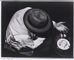 Britta Lauer, Joseph Beuys, 1985, Gelatinesilberabzug