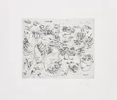 Tony Cragg, Herbst, 1994, Farbradierung auf Velin
