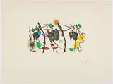 Joan Miró, Ocellaire, 1972, Farbaquatintaradierung auf BFK RIVES (Wasserzeichen)