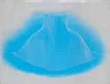 Heinz Mack, Aura II, 1972, Farbserigrafie und Glasgranulat auf mit Quecksilber bedampfter Ultraphanfolie. In Künstlerrahmen mit geriffelter Plexiglasscheibe