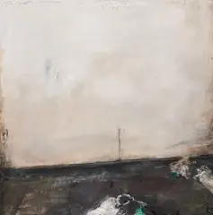 Klaus Fußmann, "Atelier Hadernbergstraße", 1976, Gouache auf Bütten