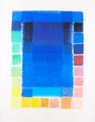 HPH Edition 2000 by Heinz Mack, 1999, Farbserigrafie auf Bütten, sold Sep 2022
