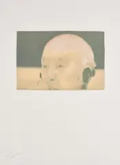 Luc Tuymans, Giscard, 2004, Farblithografie auf Arches (Wasserzeichen)