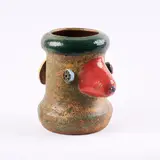 Otmar Alt, Vase, Keramik, farbig gefasst