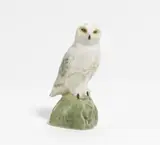 Meissen, Kleine Schneeeule auf Felsen, 1924-1934, Porzellan, fabiges Dekor