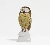 Meissen, Kleiner Waldkauz, 1924-1934, Porzellan, farbiger Dekor