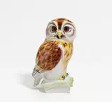 Kleines Käuzchen by Meissen, 1965, Porzellan mit farbigem Dekor, sold Nov 2021